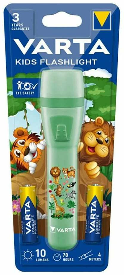Žibintuvėlis Varta Varta Kids Flashlight Jasnozielony Žibintuvėlis ręczna