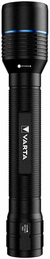 Varta 18922, Hand prožektorius, Juodas, ABS synthetics, Aliuminio, Polycarbonate (PC), Silicone, 1 m, 2 m, IP67