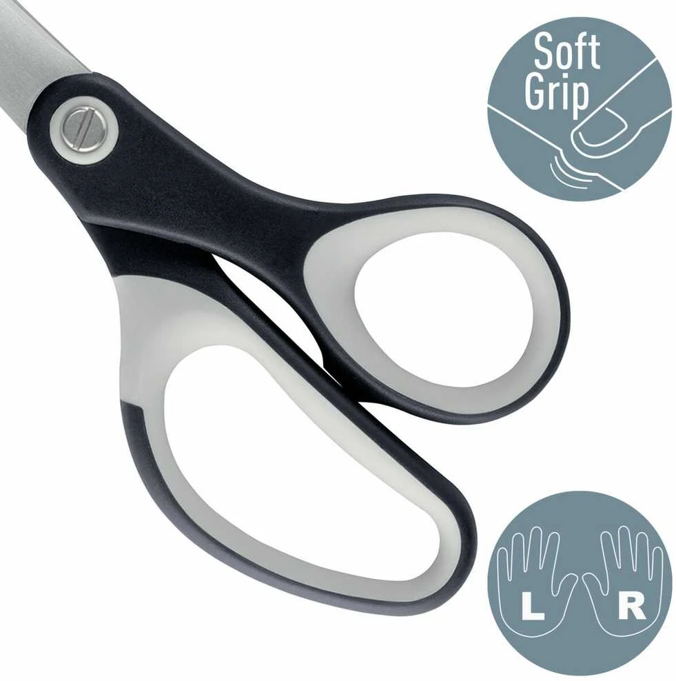 Žirklės 20,5cm universalios LEITZ Titanium, juodos spalvos