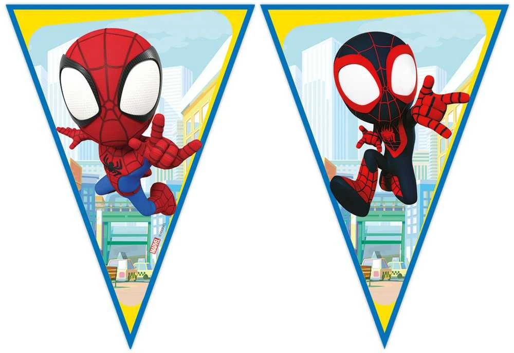 Globos Europe Bv Spidey and friends vimpelguirlande