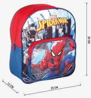 CERDÁ Mokyklinis krepšys Spiderman Raudona (25 x 30 x 12 cm)
