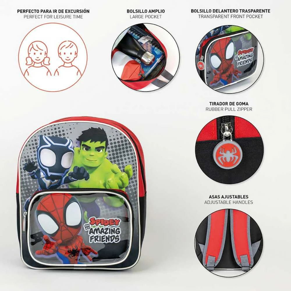 Spidey Spiderman Žmogus-voras Spaidis kuprinė, 30 cm
