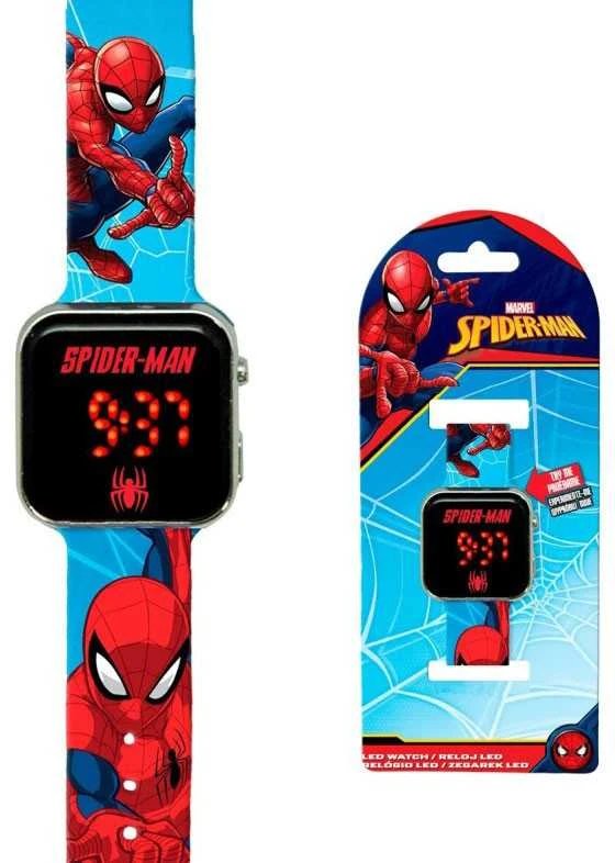 Išmanusis laikrodis Kids Euroswan Skaitmeninis Laikrodis Led Skaitmeninis Dziecięcy Dla Dzieci Spiderman Spider-man / Spd4987
