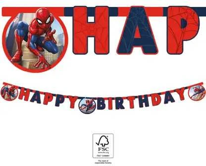 Globos Europe Bv GoDan Žmogaus-voro gimtadienio reklamjuostės dekoravimas Marvel 2m