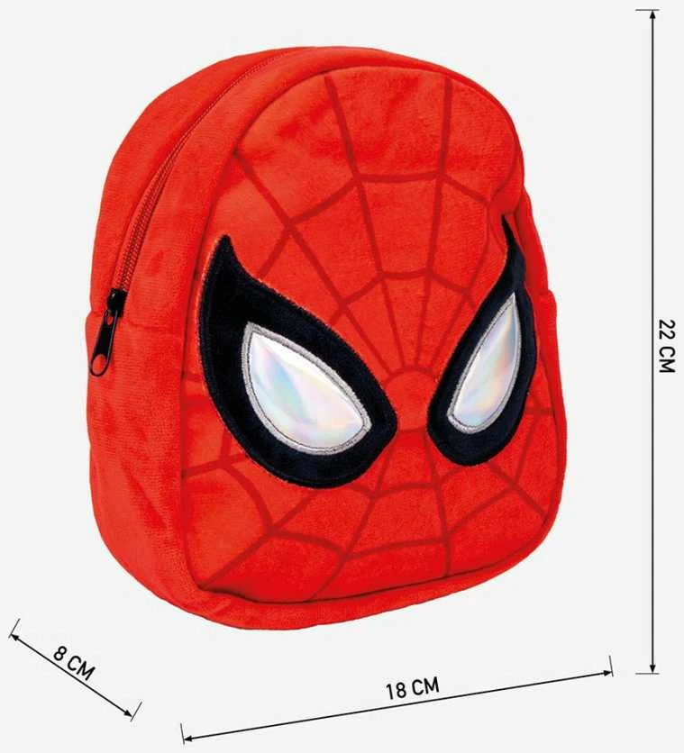 Cerda - Backpack Kindergarten Character Plush - Spiderman