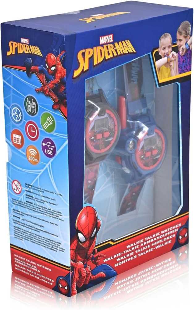 Kids Euroswan Spiderman Rinkinys Zegarki - Walkie Talkie 2vnt.. SPD40156