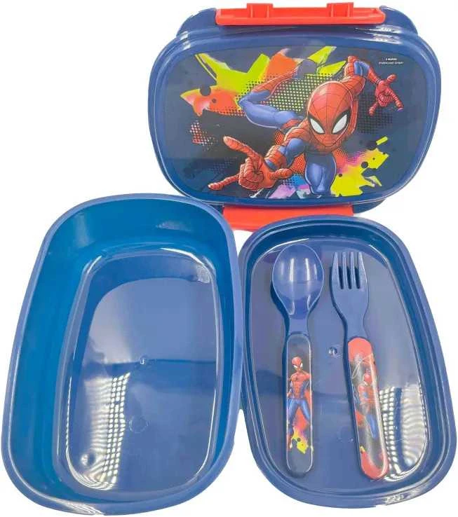 Sumuštinių dėžutės "Spiderman" stalo įrankių rinkinys