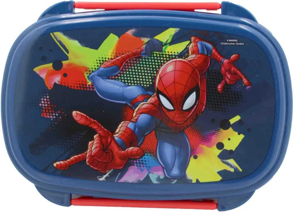Sumuštinių dėžutės "Spiderman" stalo įrankių rinkinys