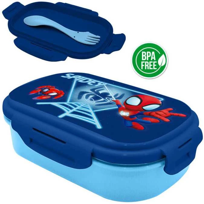 Kids Euroswan Hiszpania Vaikams Euroswan priešpiečių dėžutė Priešpiečių dėžutė vaikams Mokyklai Žmogus-voras Spidey ir draugai / Sp50100 / Spidey ir super draugai