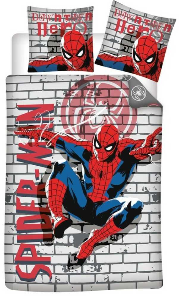 Marvel Spiderman policotton duvet cover bed 90cm