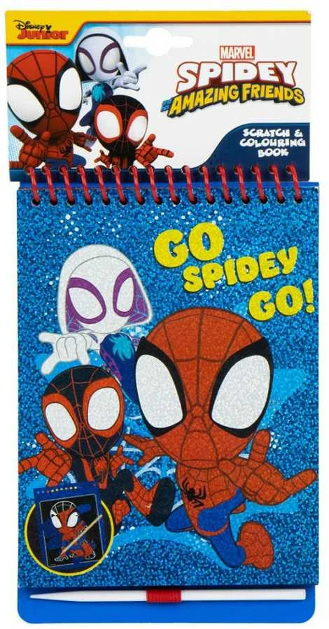 CERDÁ Marvel Spidey Amazing Friends scratch stationery set