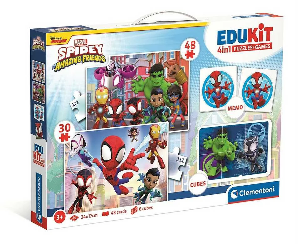 Dėlionės komplektas Clementoni Spidey 18295, 24 cm x 17 cm