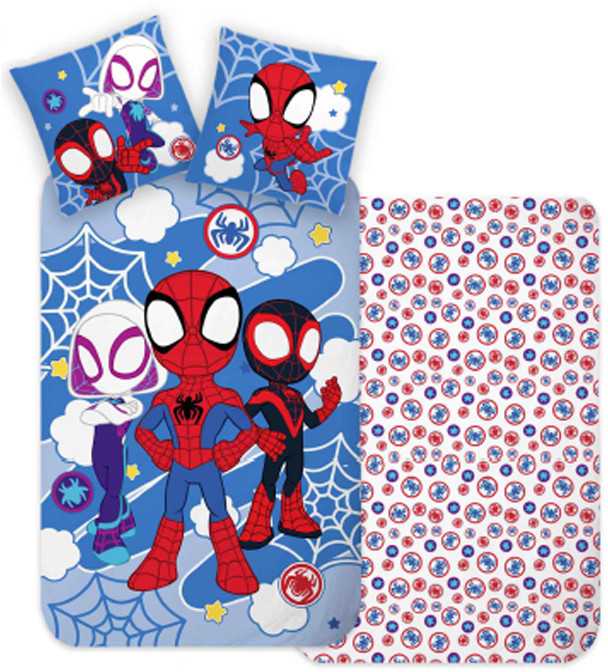 Brandmac Vaikiška medvilninė patalynė SPIDEY SPIDERMAN 140x200 cm Žmogus-voras MARVEL