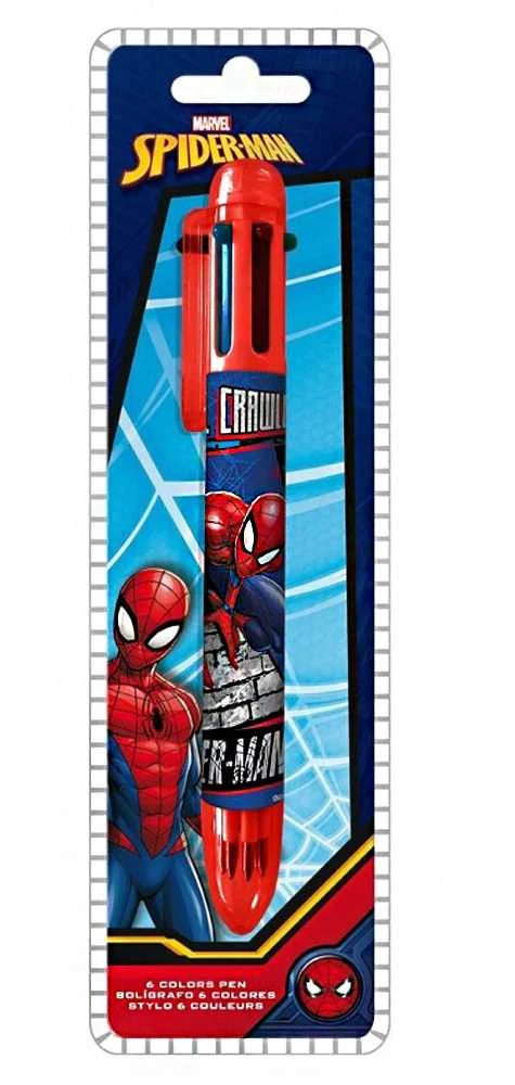 Kids Licensing Marvel Spiderman 6 colors pen