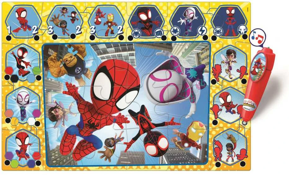 Clementoni Toys interaktyvi grindų dėlionė CLE SPIDEY 16686