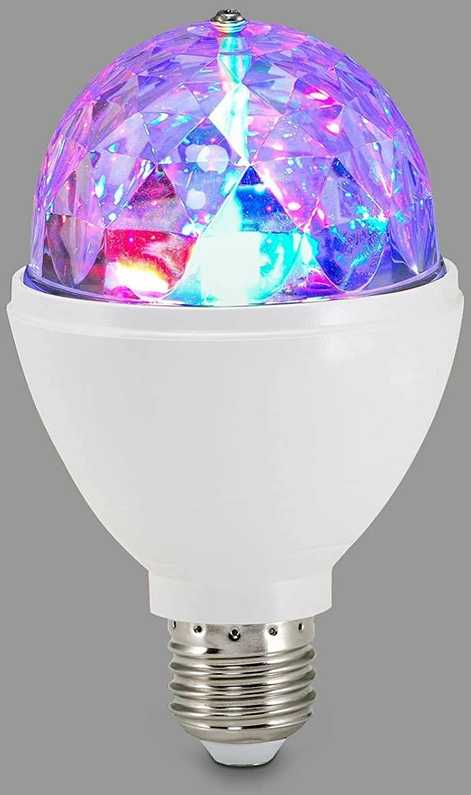 LED lemputė RGB su Bluetooth garsiakalbiu ir nuotoliniu valdymu