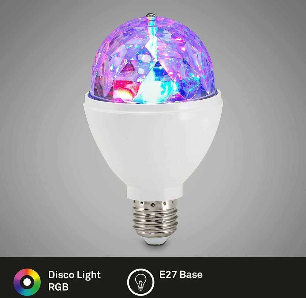 LED lemputė RGB su Bluetooth garsiakalbiu ir nuotoliniu valdymu