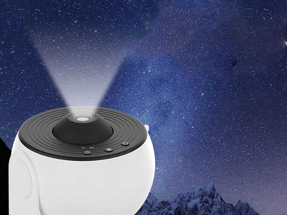 Žvaigždžių projektorius su 12 skaidrių, 10W, 360°