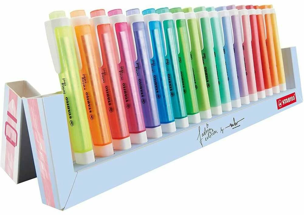 Schwan Stabilo Stabilo Swing Cool + pastel- stovas 18 spalvų.
