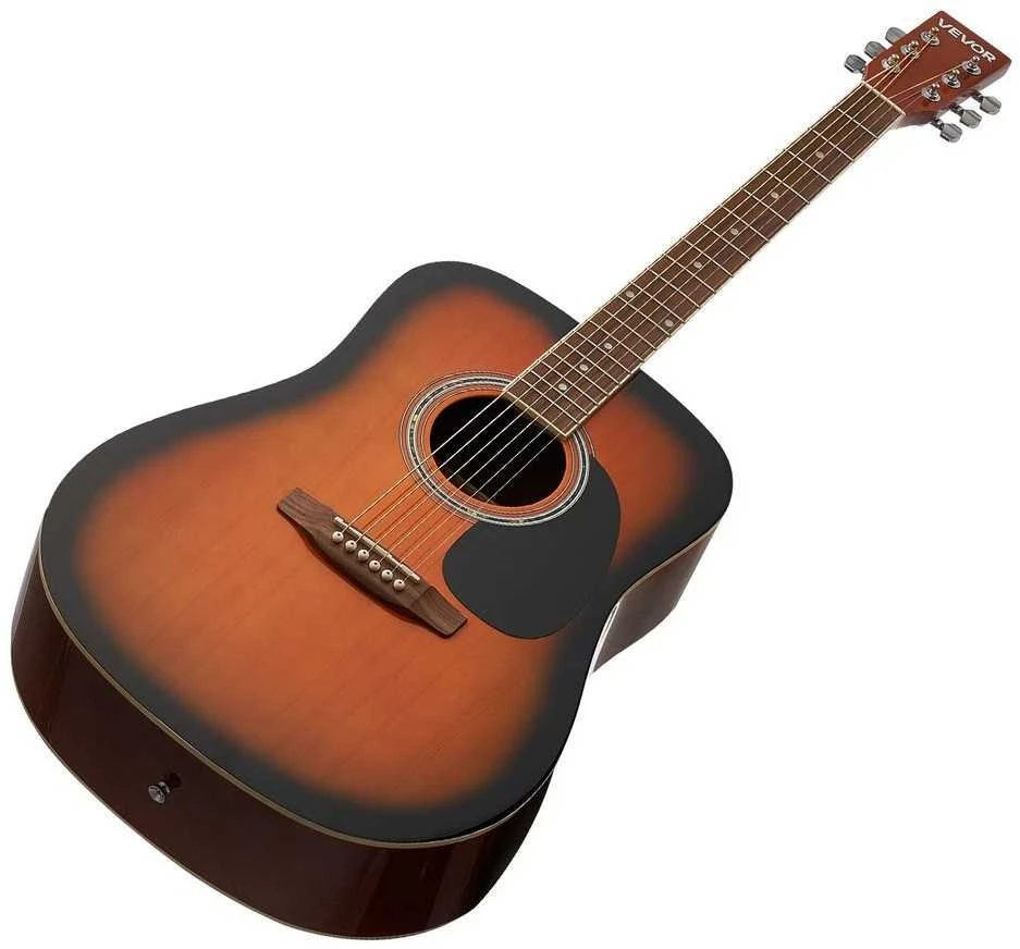 1041.4 mm Akustinė Gitara, Akustinės Gitaros Rinkinys Pradedantiesiems, Dreadnought Sunburst Gitara, Akustinė Gitara Suaugusiems