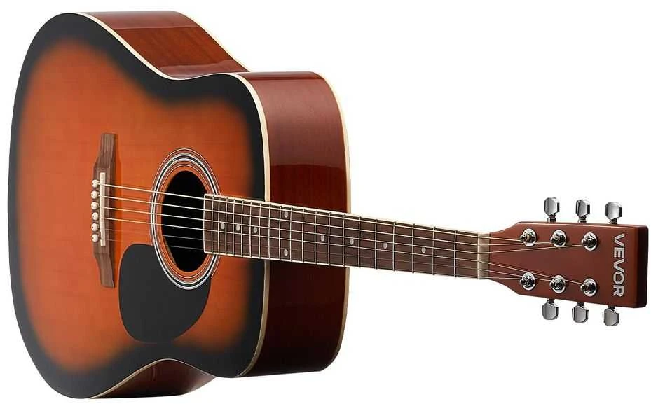 1041.4 mm Akustinė Gitara, Akustinės Gitaros Rinkinys Pradedantiesiems, Dreadnought Sunburst Gitara, Akustinė Gitara Suaugusiems