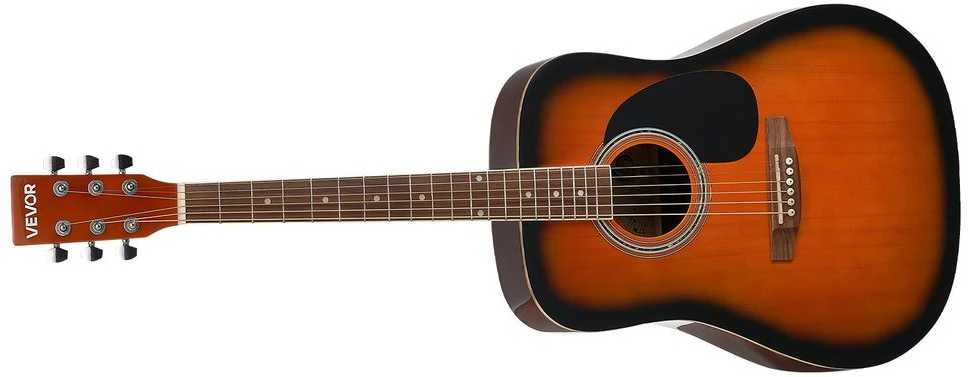 1041.4 mm Akustinė Gitara, Akustinės Gitaros Rinkinys Pradedantiesiems, Dreadnought Sunburst Gitara, Akustinė Gitara Suaugusiems
