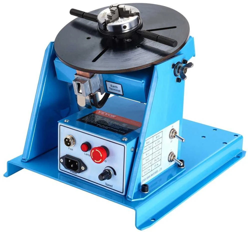 10KG Rotacinis Suvirinimo Pozicionierius, 0-90° Padėties Nustatymo Pasukimo Stalas, Suvirinimo Rotatorius Mažiems Projektams, Metalo Apdirbimo Suvirinimo Stalas