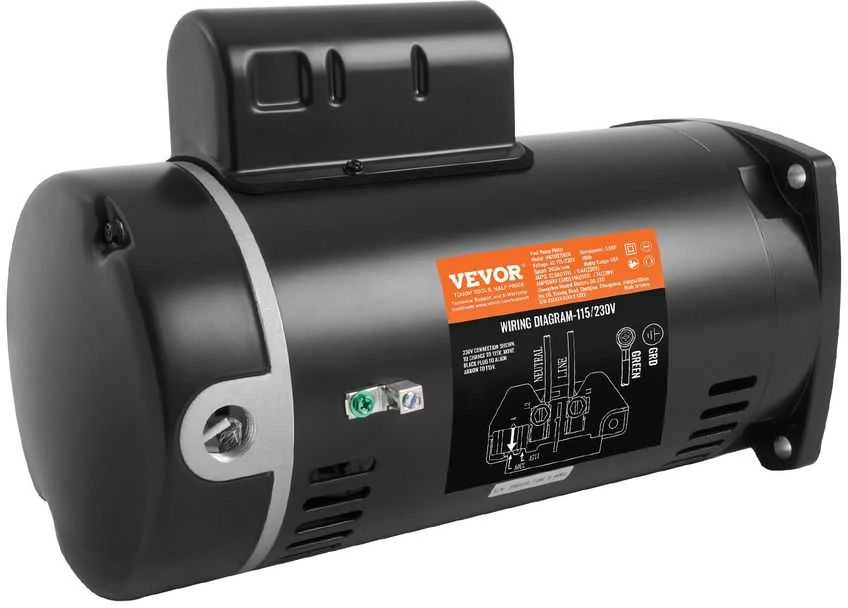 1.1 kW Baseino Siurblio Variklis, Pakeitimo Variklis Baseinui, Didelio Greičio Baseino Siurblio Variklis, 115V/230V Baseino Variklis