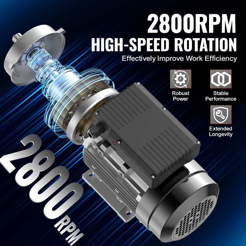 1.1KW Elektros Variklis, 2800RPM AC 220-240V, 24mm Veleno su Kiauryme Vandens Siurbliams, Žemės Ūkio Mašinoms, Pramoninei Įrangai