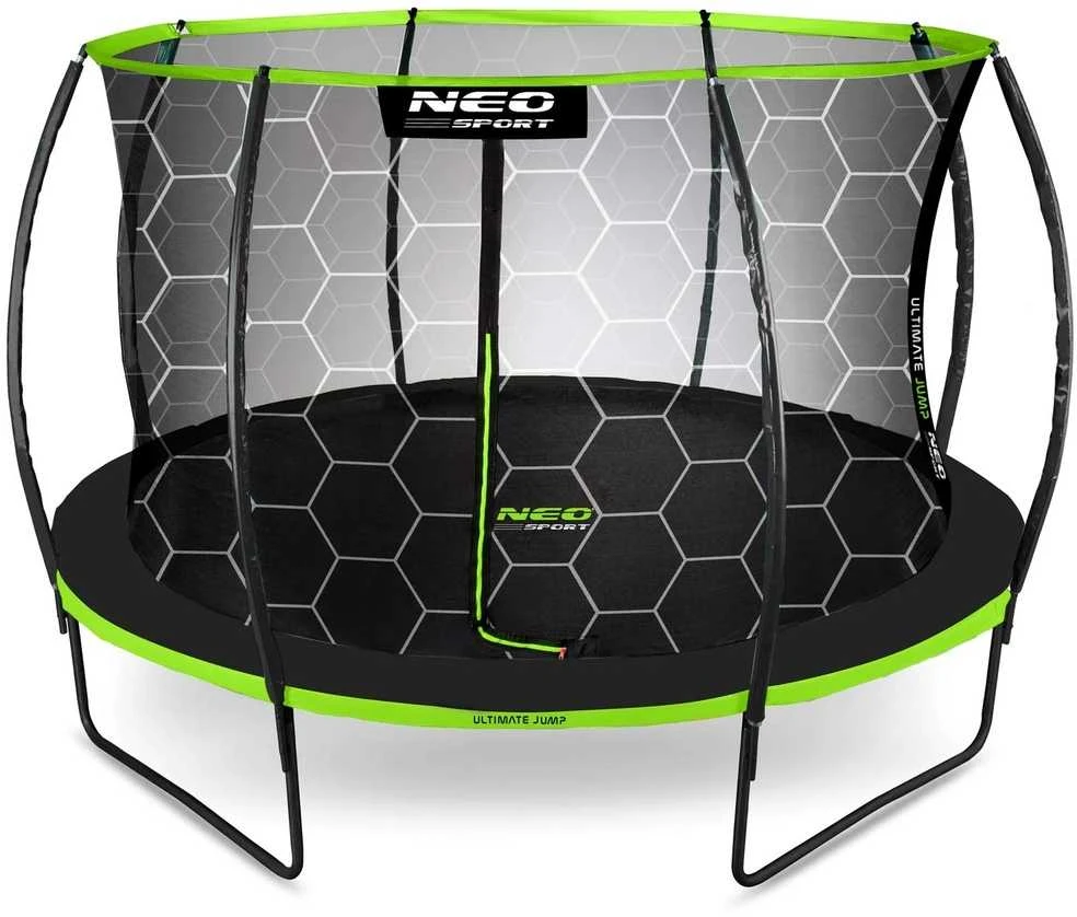 12 pėdų trampolinas 374 cm su vidiniu tinklu, lauko apvalus trampolinas, sodo trampolinas vaikams, trampolinas su apsauginiu tinklu, didelis trampolinas