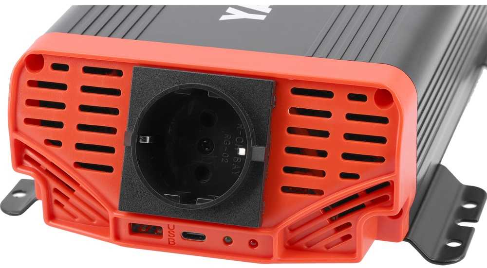 12 V į 230 V galios keitiklis, 600 W, grynos sinusinės bangos, automobilinis galios keitiklis, įtampos keitiklis