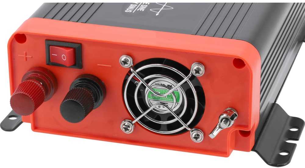 12 V į 230 V galios keitiklis, 600 W, grynos sinusinės bangos, automobilinis galios keitiklis, įtampos keitiklis
