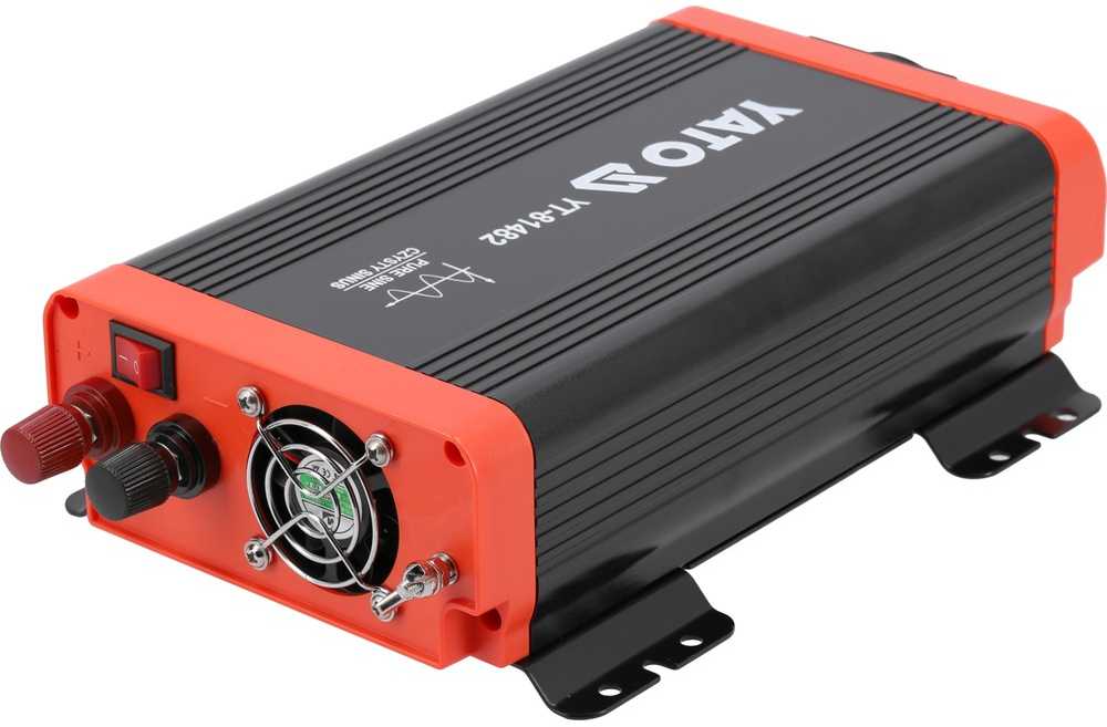 12 V į 230 V galios keitiklis, 600 W, grynos sinusinės bangos, automobilinis galios keitiklis, įtampos keitiklis