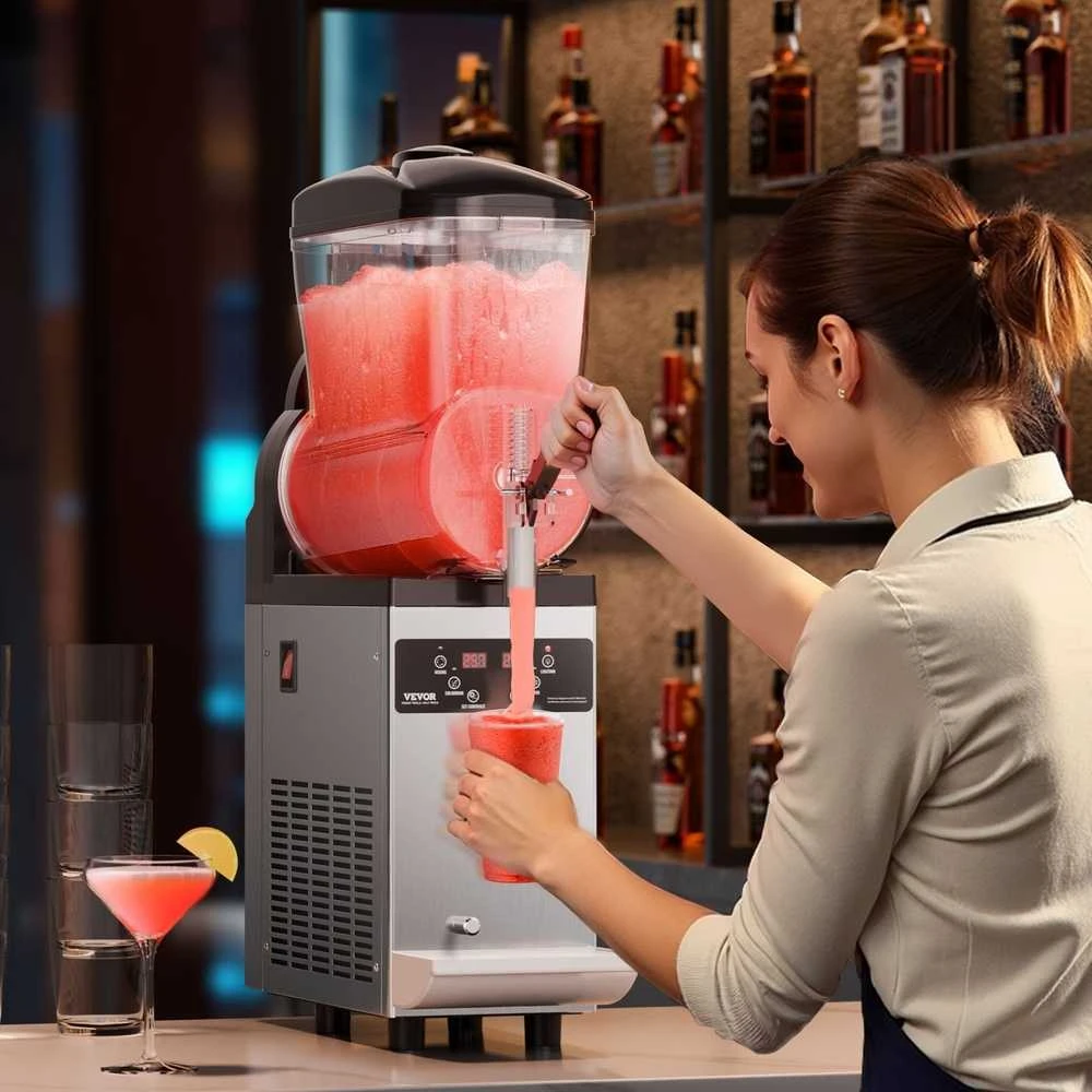 12L komercinė šerbeto mašina, šaldytų gėrimų gamintojas, margaritos kokteilių mašina, šerbeto mašina verslui