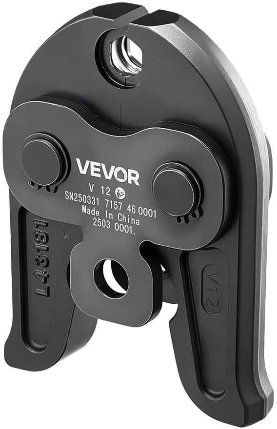 12mm V tipo nerūdijančio plieno presavimo žandikaulis vamzdžiams, gofravimo įrankis, presavimo jungčių įrankis, nerūdijančio plieno vamzdžių presavimo žandikauliai