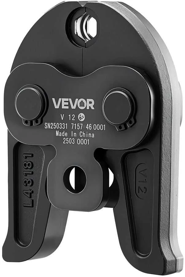 12mm V tipo nerūdijančio plieno presavimo žandikaulis vamzdžiams, gofravimo įrankis, presavimo jungčių įrankis, nerūdijančio plieno vamzdžių presavimo žandikauliai