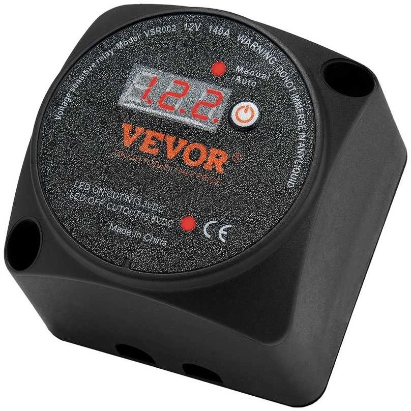 12V 140A Dvigubos Baterijos Izoliatorius, Įtampos Relė, Automobilio Akumuliatoriaus Atskyriklis, Krovimo Relė