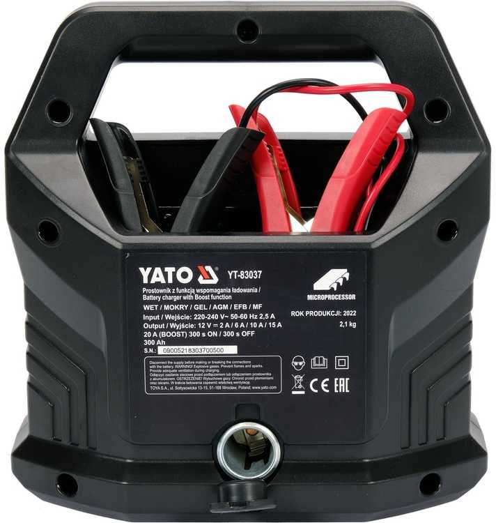 12V akumuliatorių įkroviklis, automobilio, motociklo, valties, šlapių, gelinių, AGM, EFB, MF akumuliatoriams, 300Ah, su Boost funkcija, galingas įkroviklis, greitas įkrovimas