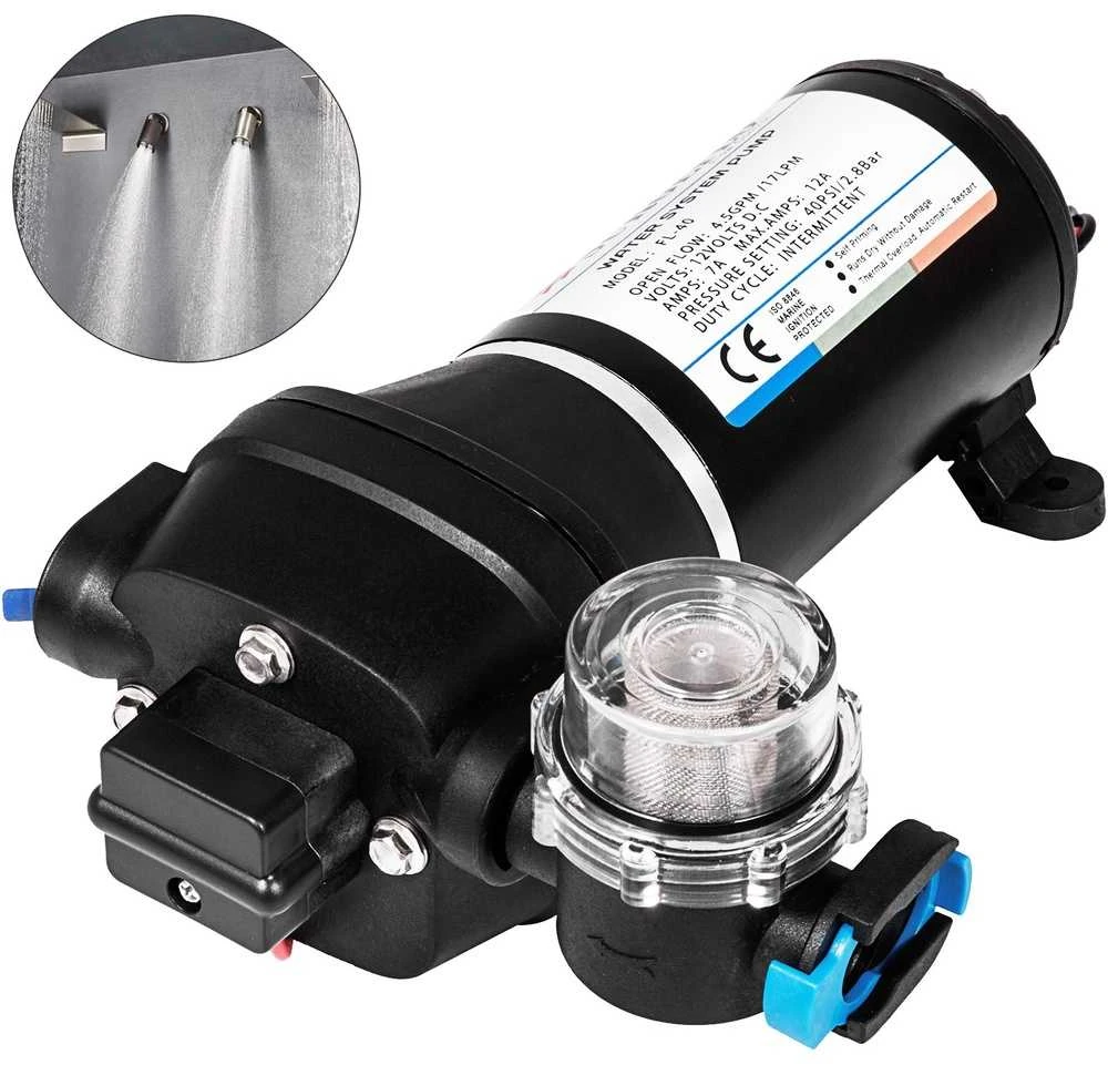 VEVOR Vandens slėgio diafragminis siurblys FL-40 12V