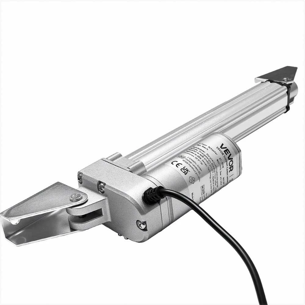 12V linijinė pavara, 101.6 mm eiga, atspari vandeniui saulės sekimo sistemoms ir pramoninei technikai, didelės galios IP65 pavara, linijinio judėjimo mechanizmas, elektrinis stūmoklis