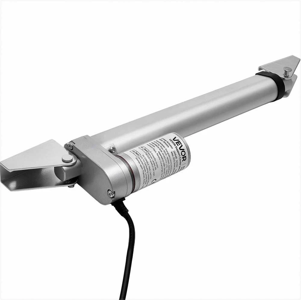 12V linijinė pavara kėlimo stalams ir atlošiamoms kėdėms, didelio greičio 1000N jėga, IP54 naudojimui viduje, kompaktiškas aliuminio dizainas, elektrinis stūmoklis