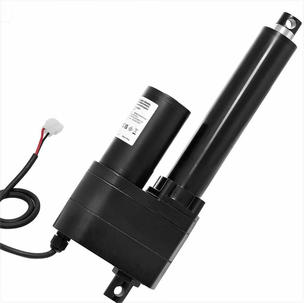 12V linijinė pavara, pramoninėms mašinoms ir sunkioms kėlimo sistemoms, 150mm eiga, IP65 klasė, itin galinga linijinio judėjimo pavara, elektrinis keltuvas