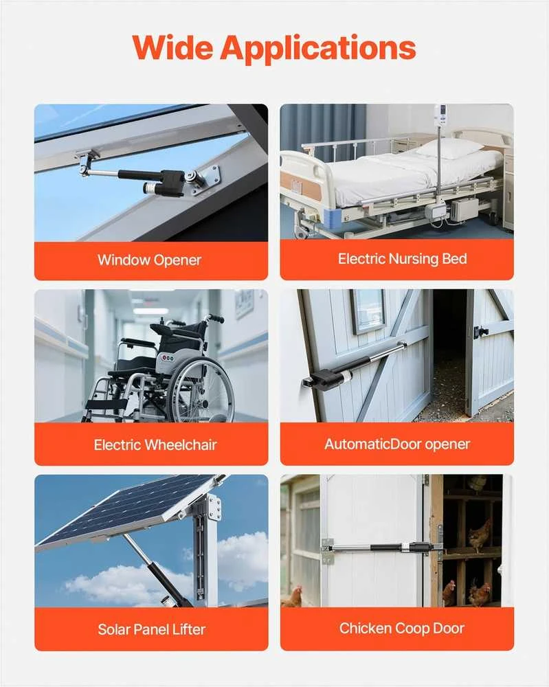 12V linijinė pavara, pramoninėms mašinoms ir sunkioms kėlimo sistemoms, 150mm eiga, IP65 klasė, itin galinga linijinio judėjimo pavara, elektrinis keltuvas