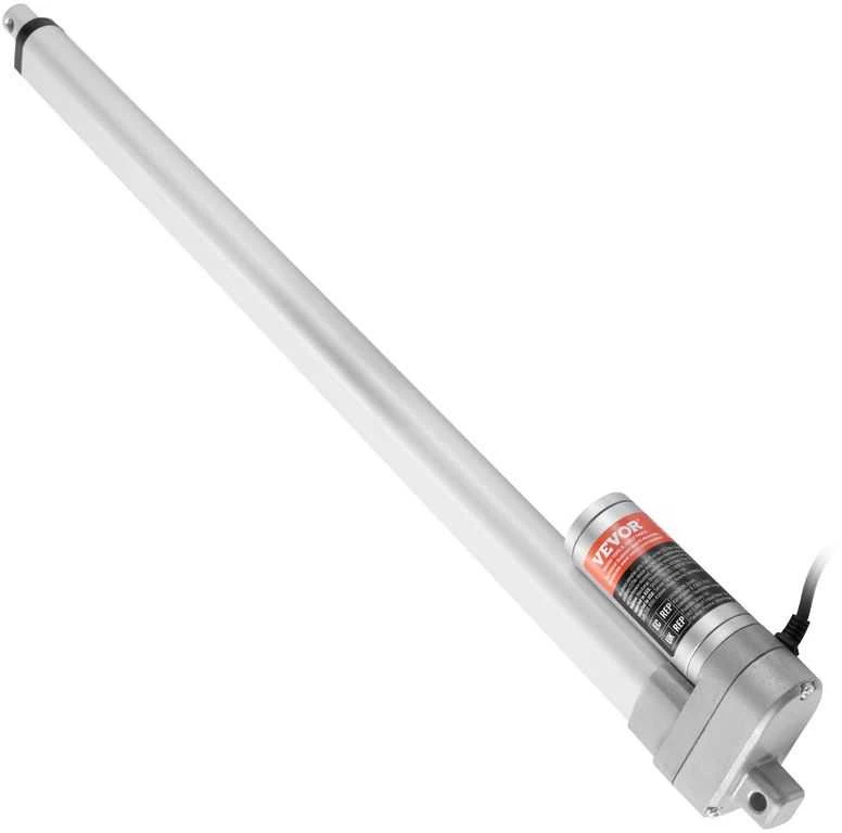 12V Linijinis Aktuatorius, 508 mm Eiga, Atsparus Vandeniui IP65, Didelės Apkrovos 3000N, Saulės Sekimui, Drėkinimui, Baldų Automatizavimui, Elektrinis Linijinis Aktuatorius