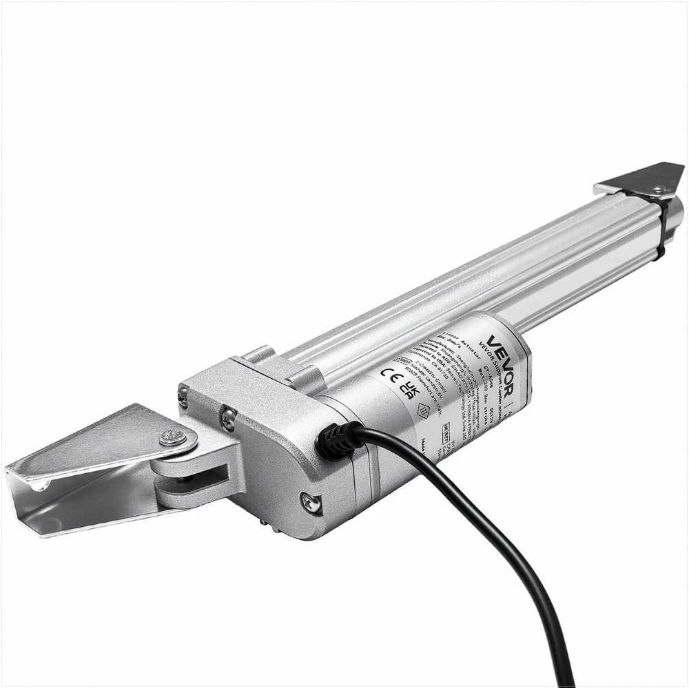 12V linijinis pavaros mechanizmas saulės sekimo sistemoms ir pramoninei technikai, IP65 atsparus vandeniui su 152.4 mm eiga ir 3000N jėga, elektrinė pavara, judesio pavara, kėlimo mechanizmas