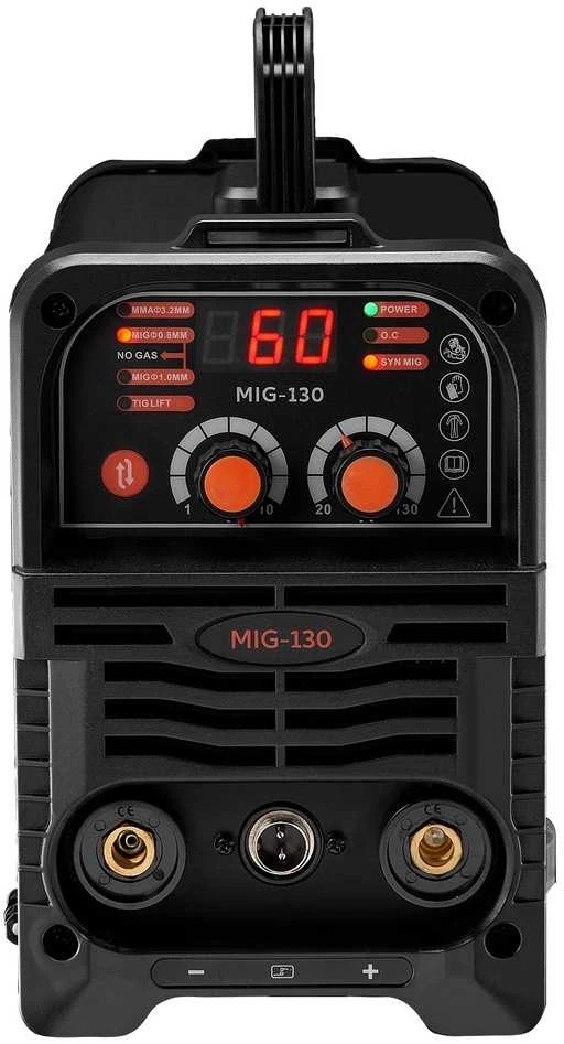 130A MIG suvirinimo aparatas, 3in1 MIG/TIG/MMA, nešiojamas metalo virinimui, suvirintojas, inverterinis