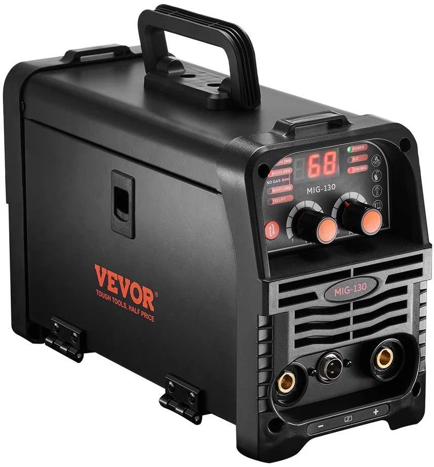 130A MIG suvirinimo aparatas, 3in1 MIG/TIG/MMA, nešiojamas metalo virinimui, suvirintojas, inverterinis