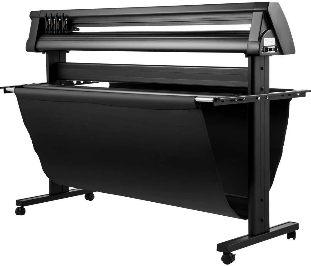 1350 mm vinilo pjaustytuvas, LED ekranas, optinė akis, stovas, ploteris, lipdukų, reklamos gamybai