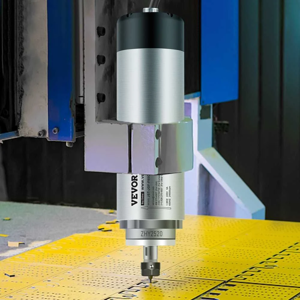 1,5 kW oru aušinamas veleno variklis, CNC graviravimui, frezavimui