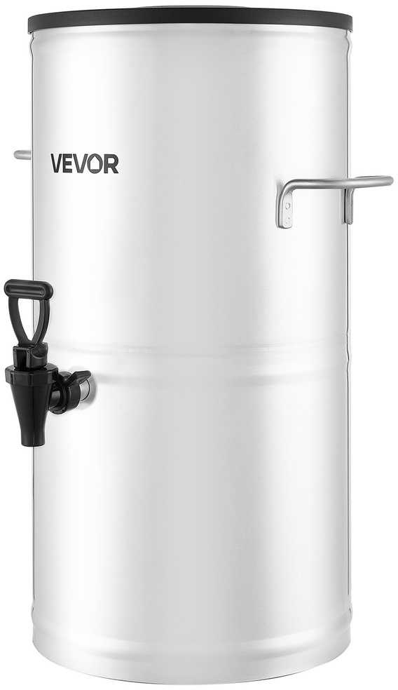 VEVOR Šalto gėrimo dozatorius, 15L iš nerūdijančio plieno